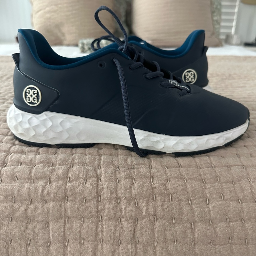 Men’s Navy G/FORE MG4 Golf Shoes with White Sole